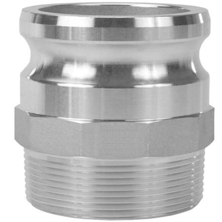 Rubberworx 3/4" PART F ALUMINUM QUICK CPL PART F ADP-MPT ALUM RBX-F-AL-075